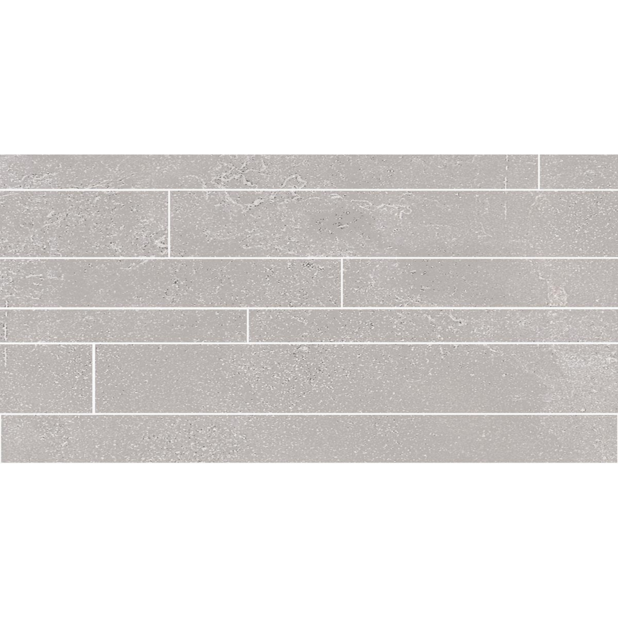 Sant Agostino Oxidart Silver Naturale Mosaik Muretto 22,5x45 cm