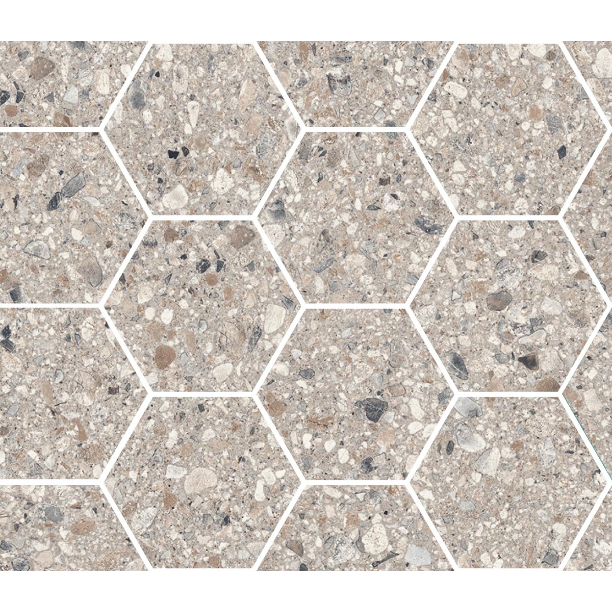 Sant Agostino Gravel Full Grey NAT Dekor Maxi 30x34,5 cm