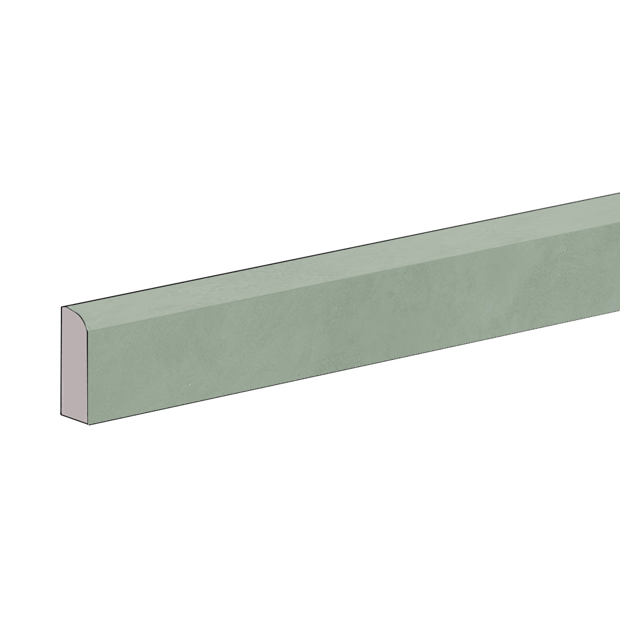 Sant Agostino Iki Sage SOFT Sockel 7,3x60 cm
