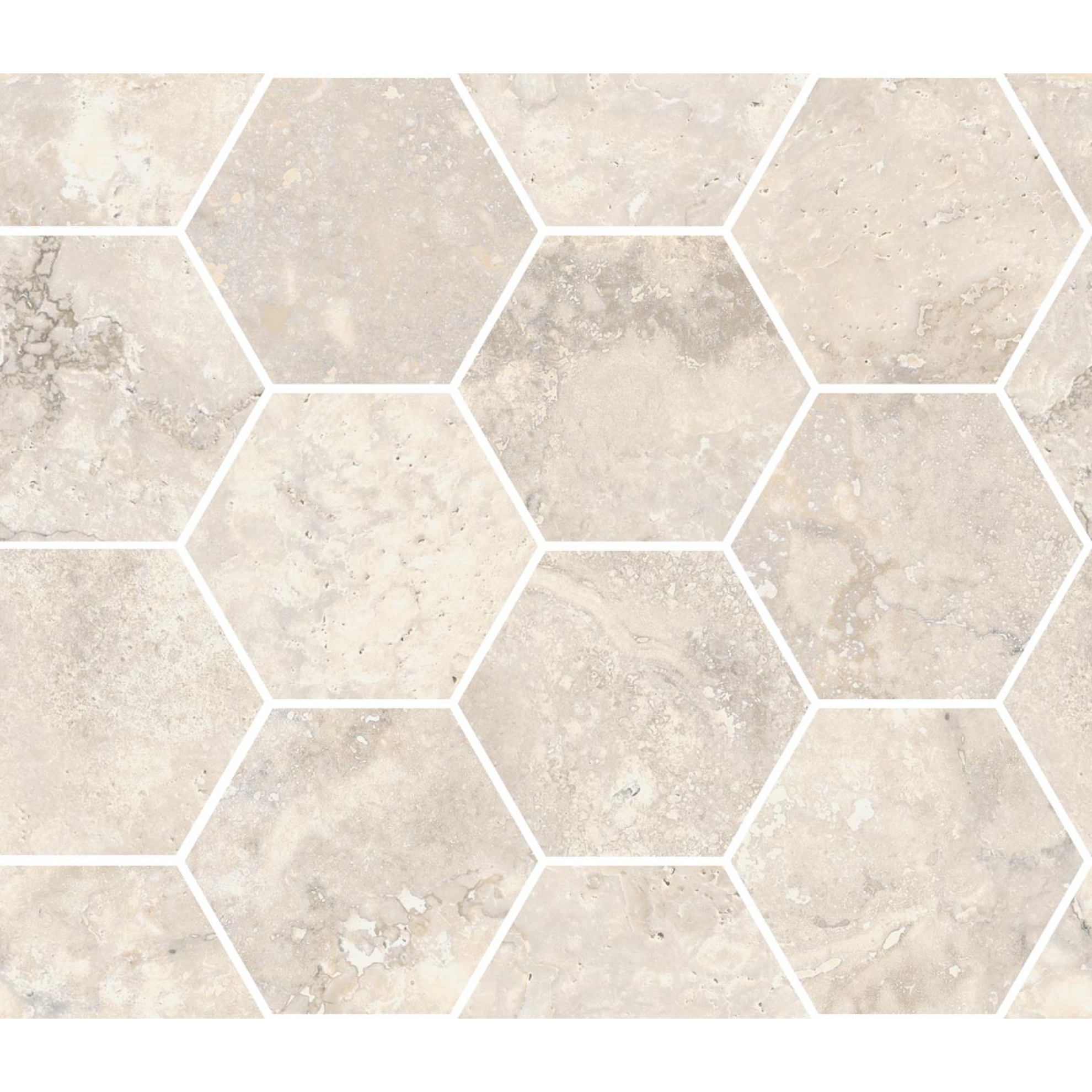 Sant Agostino Invictus Cross Pearl KRY Mosaik Maxi Class 30x45 cm