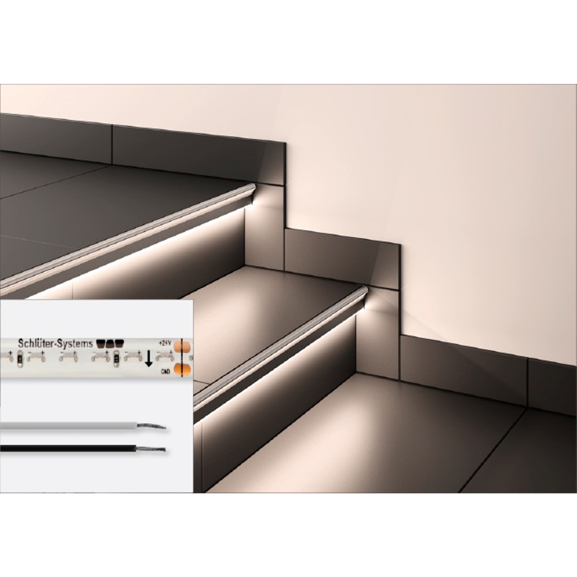Schlüter LIPROTEC ES 51 LED-Streifen Warmweiss (3400 K) 24 V DC 150 cm