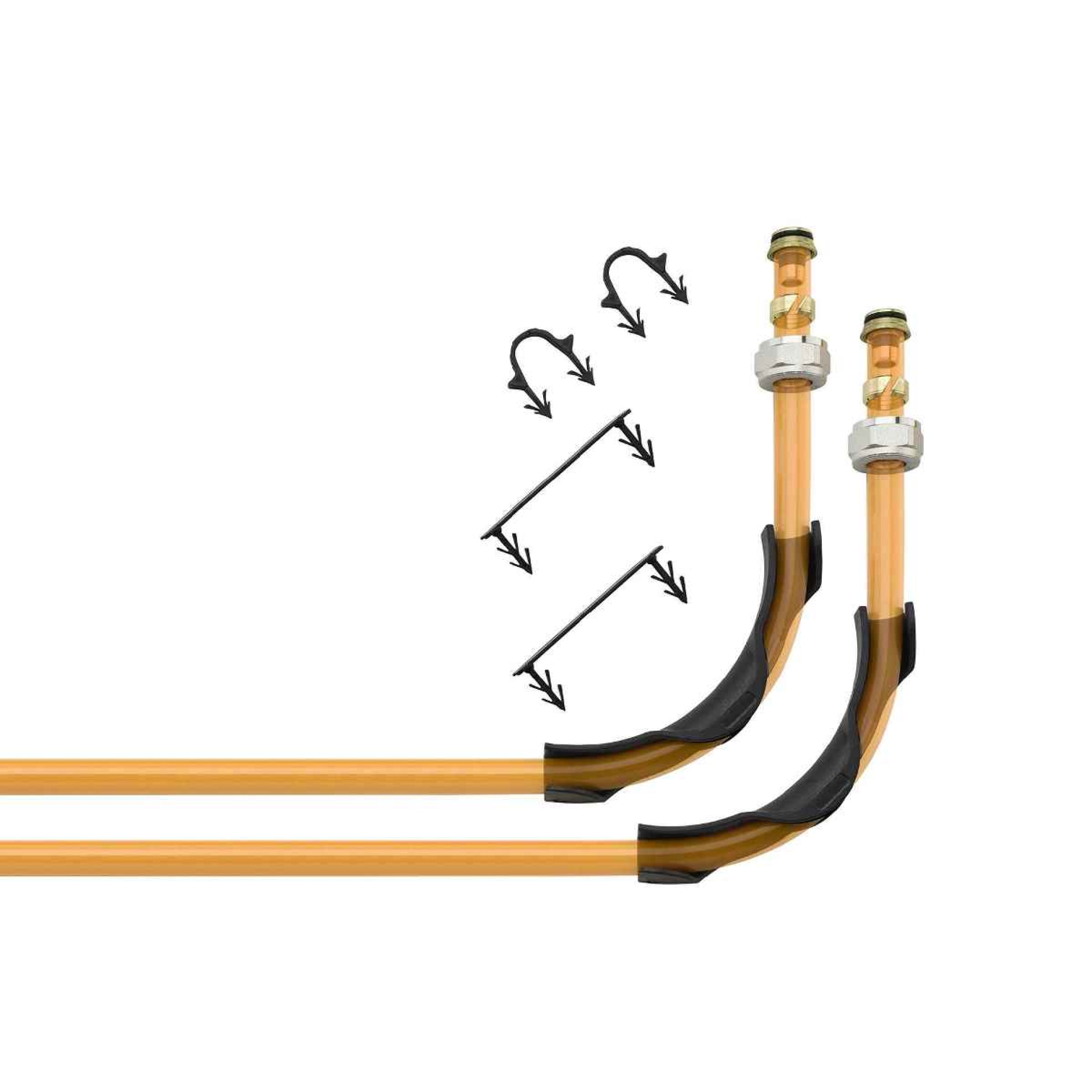 Schlüter BEKOTEC-THERM-HV/AS Verteileranschluss-Set 16 mm, 10 Heizkreise