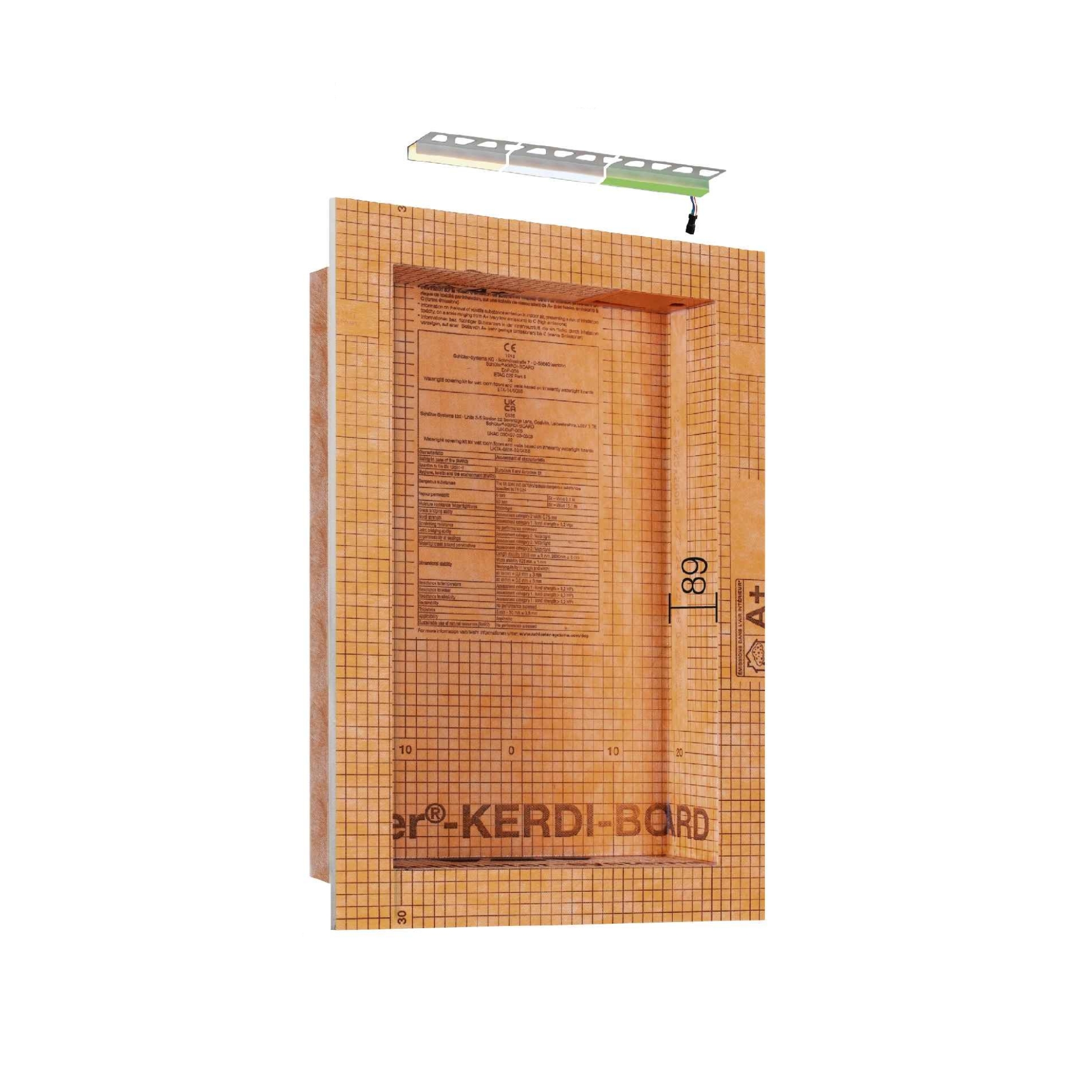 Schlüter LIPROTEC EASY Nischen-Set 305x508mm RGB+W