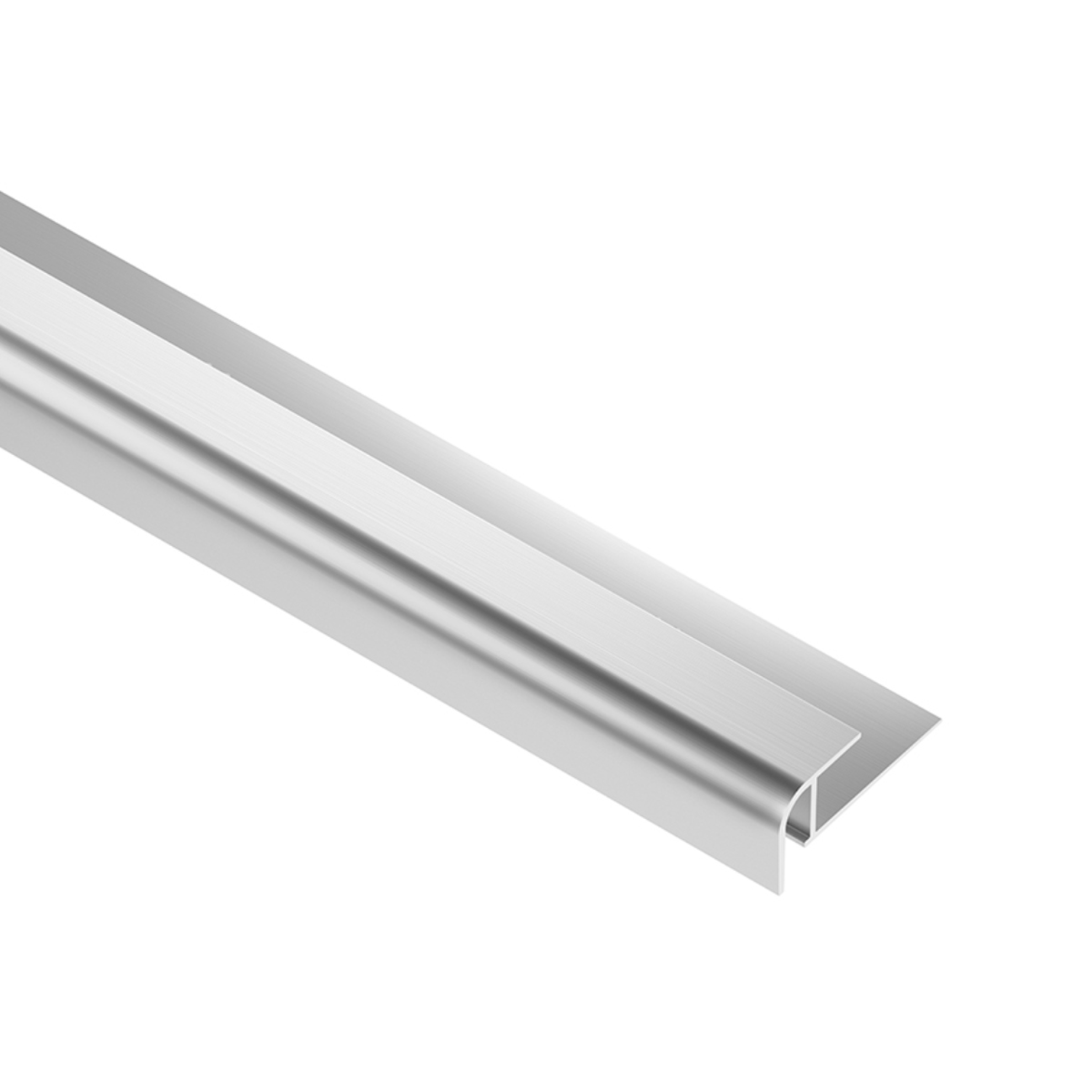 Schlüter VINPRO-RO Kantenschutzprofil (Wand) chrom gebürstet Höhe: 6,0 mm