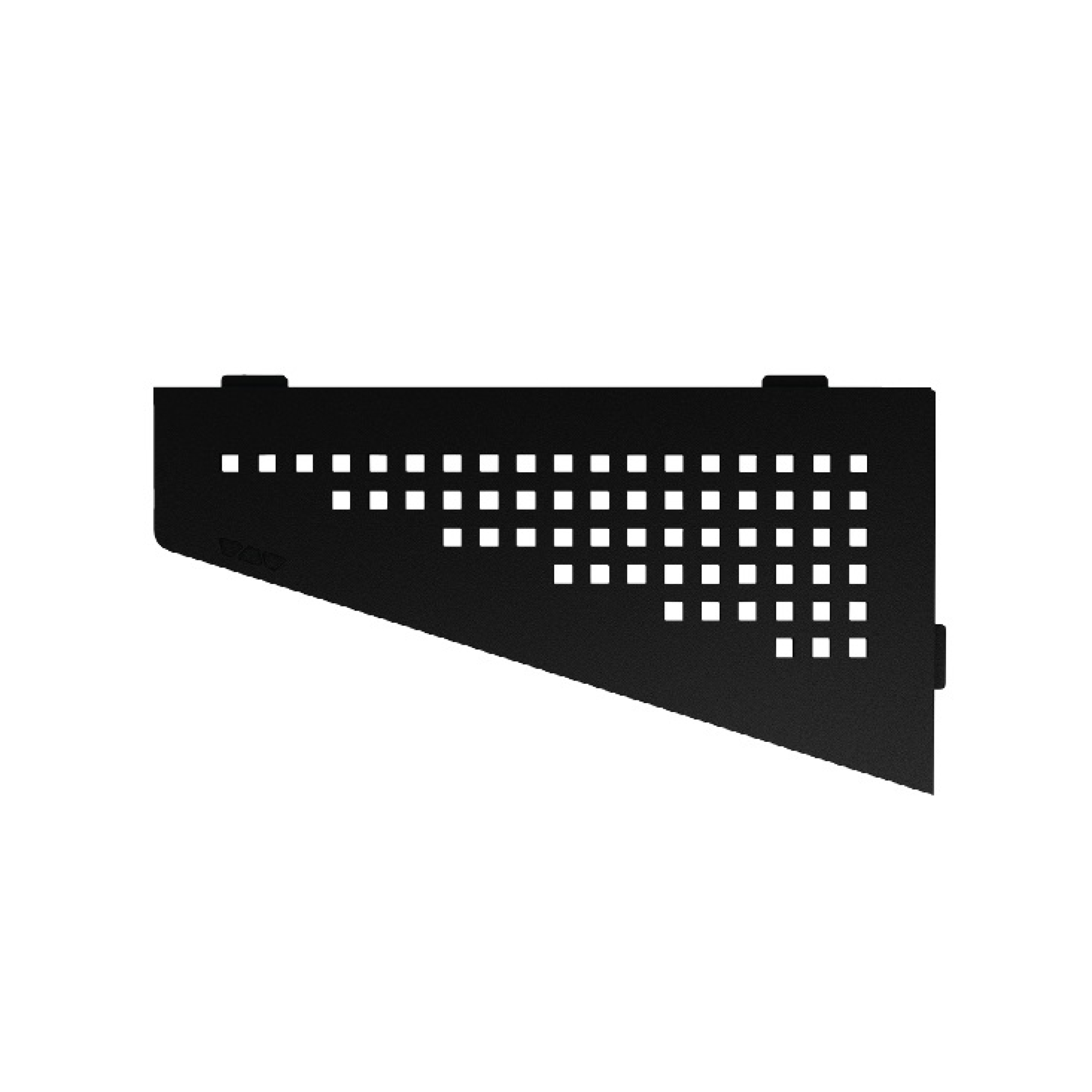 Schlüter Wandablage SHELF-E Graphitschwarz matt 154x295 mm